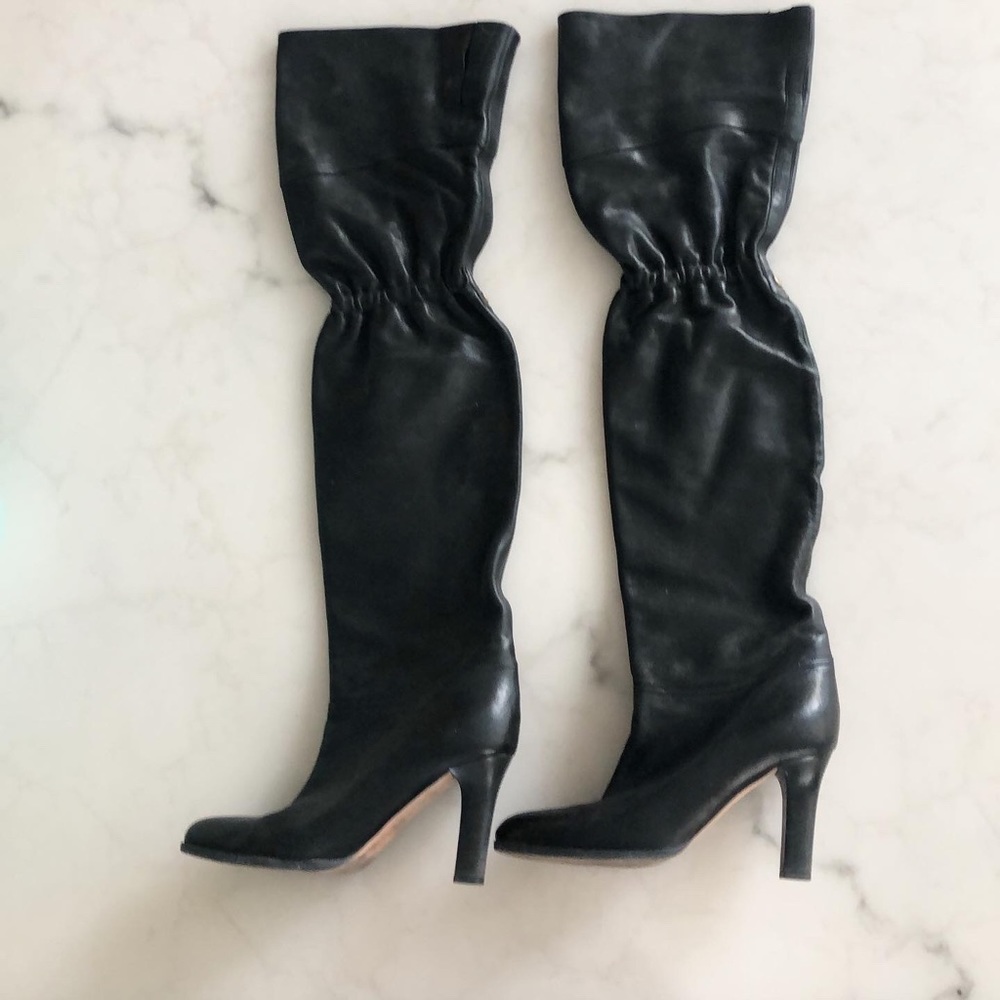 JIMMY CHOO Over-the-Knee Leather Boots